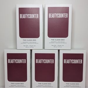 Beautycounter The Clean Deo in White and Burgundy